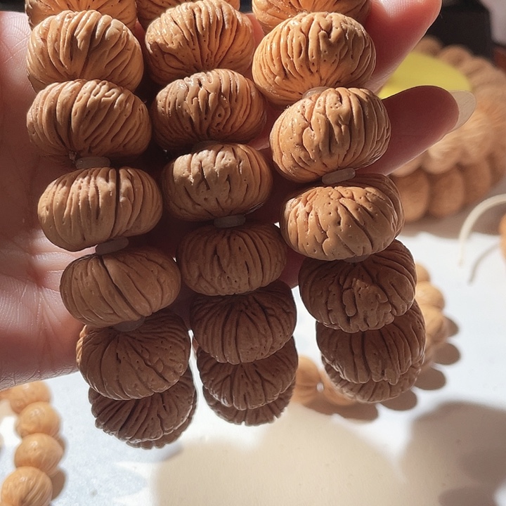 吊坠桃核桃核手串树纹夹板110