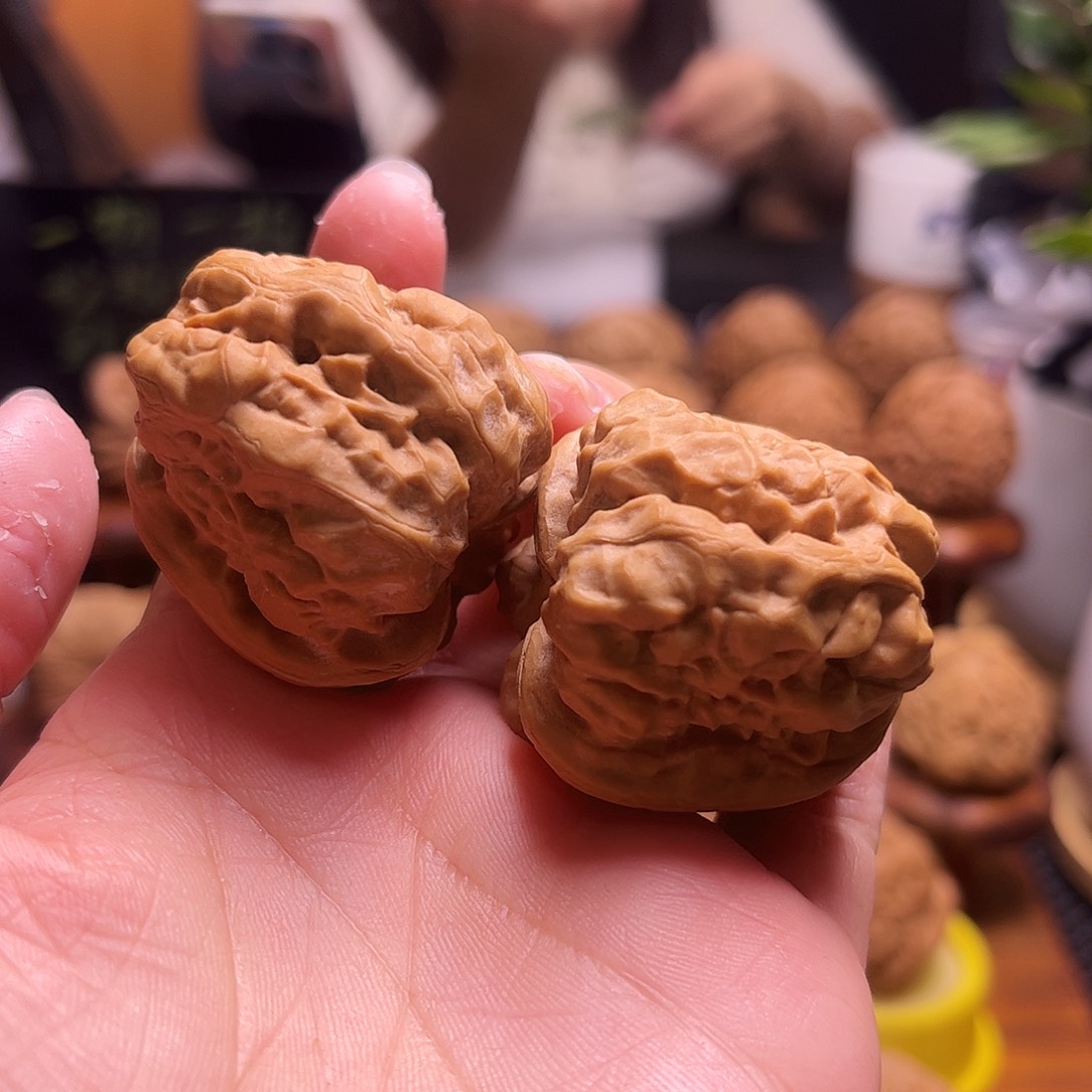 文玩核桃把件38尺白茬蛤蟆57