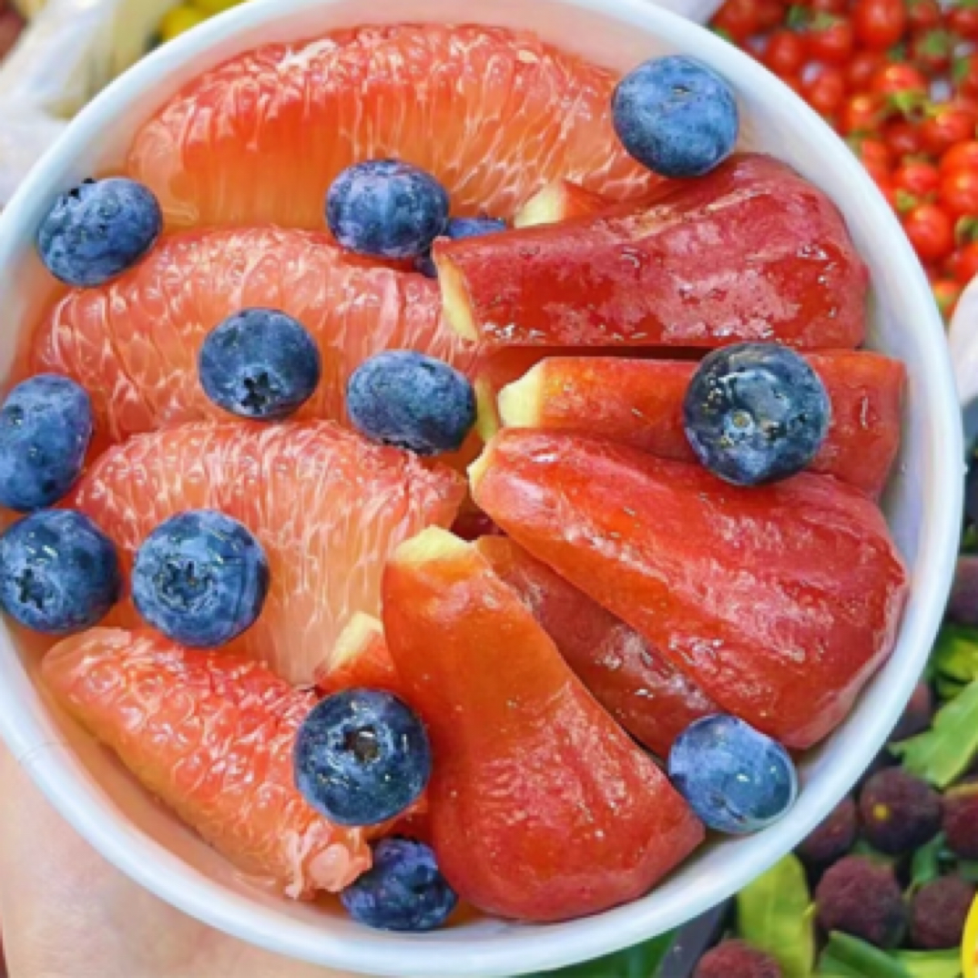 果切莲雾拼柚子撒蓝莓750毫升