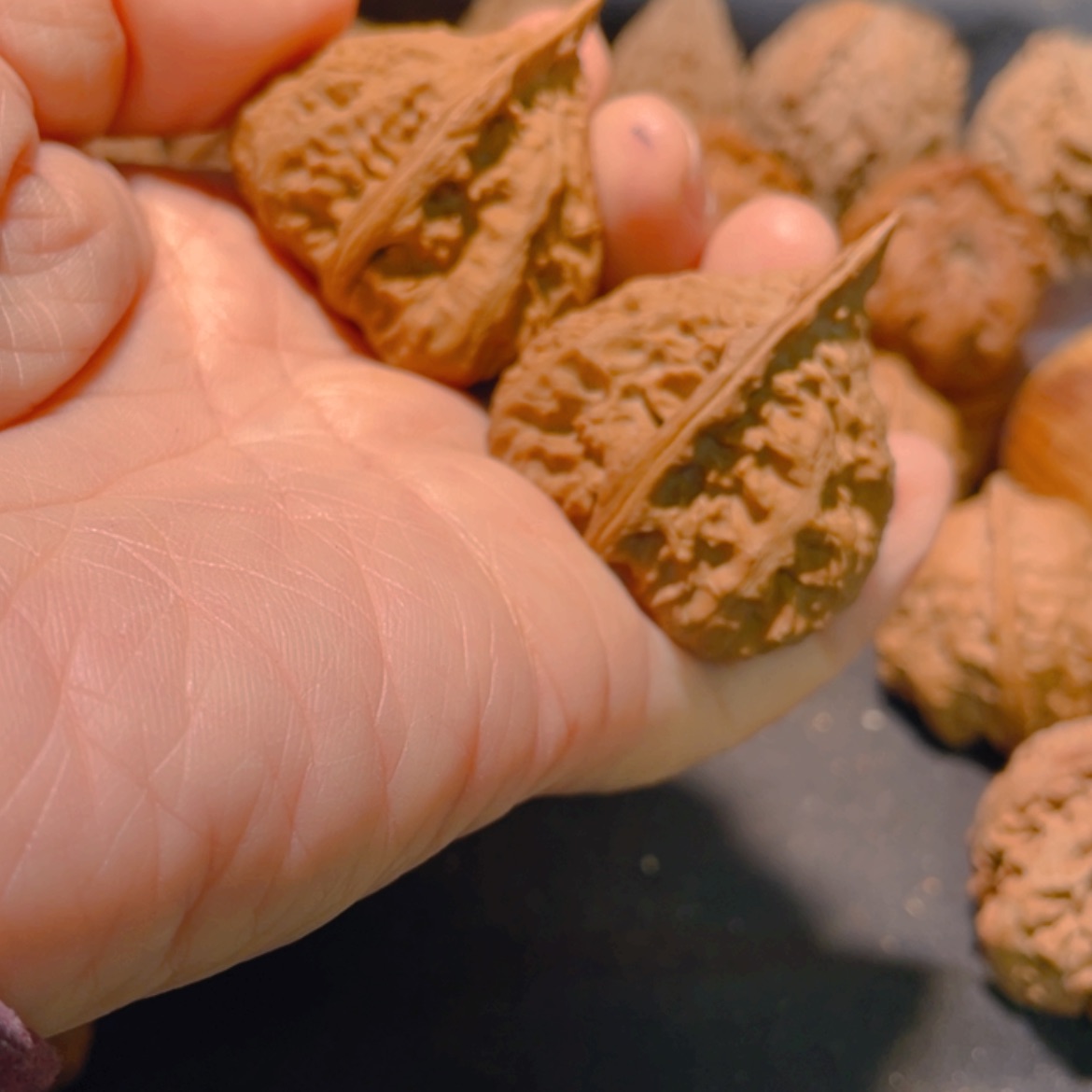 【闪购商品】吊坠文玩核桃音**鱼东北楸子49