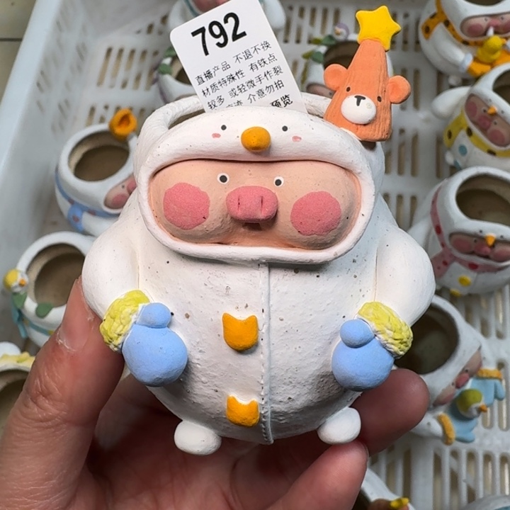 炏陶器物多肉花盆792