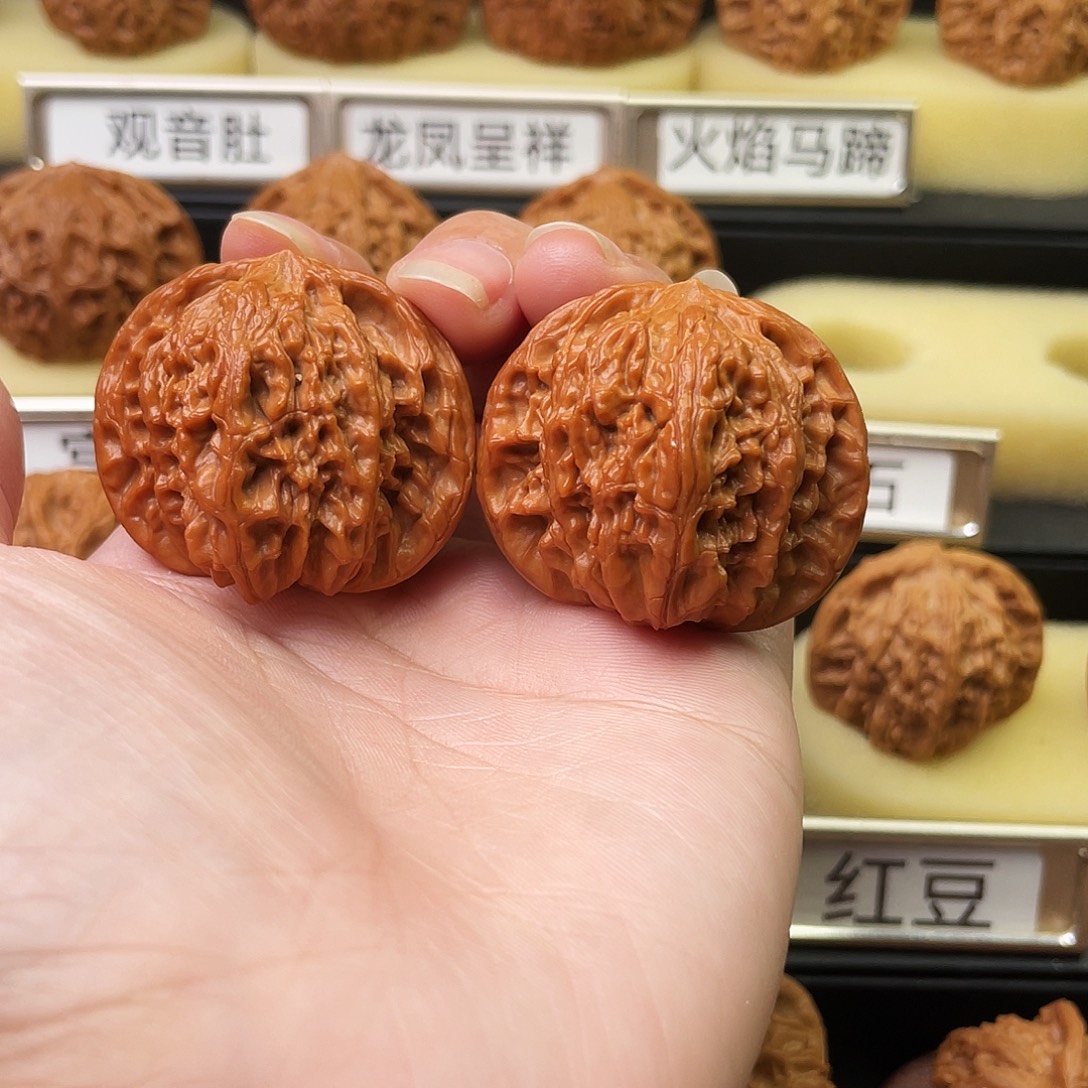 文玩核桃吊坠磨盘39尺916