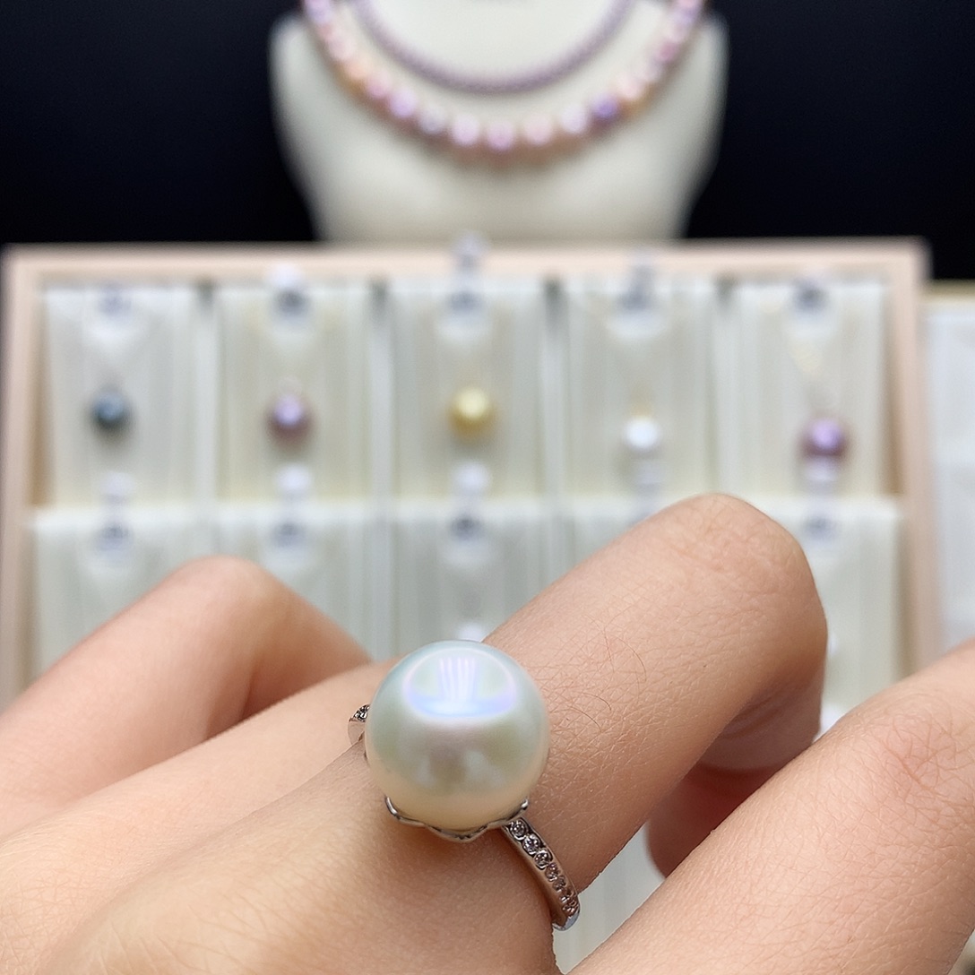 颈饰淡水珍珠合金