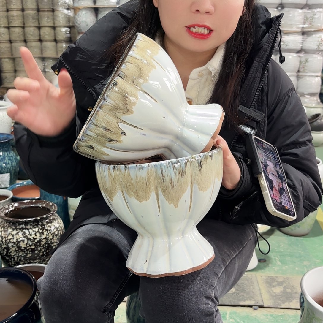 正品两个高18/20红陶