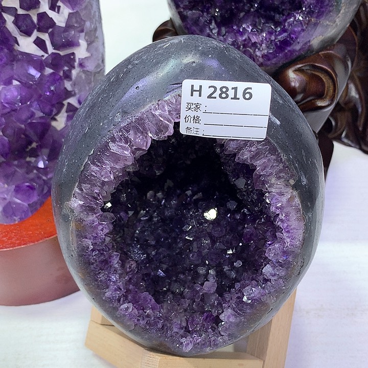 紫晶摆件未镶嵌大*摆件2816