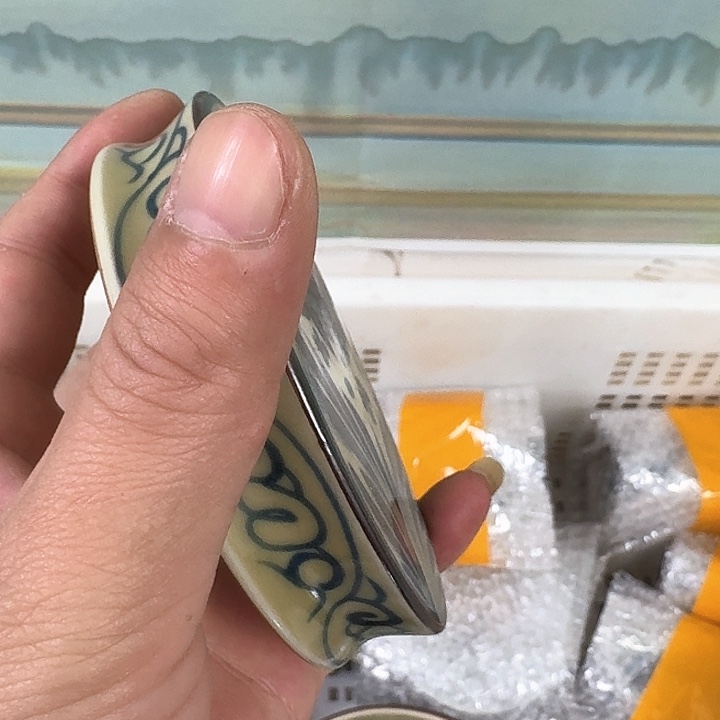杯2号釉鱼藻盖置景德镇