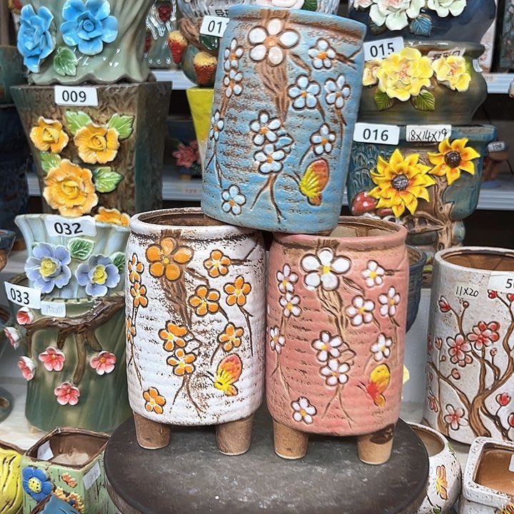 紫砂花盆粗陶材质多肉花盆