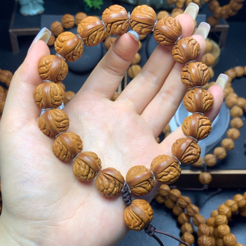 【闪购商品】桃核手串荔枝16手串