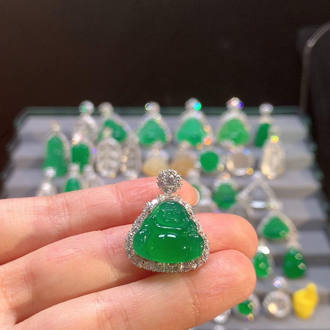 玛瑙/玉髓银S925镶嵌颈饰