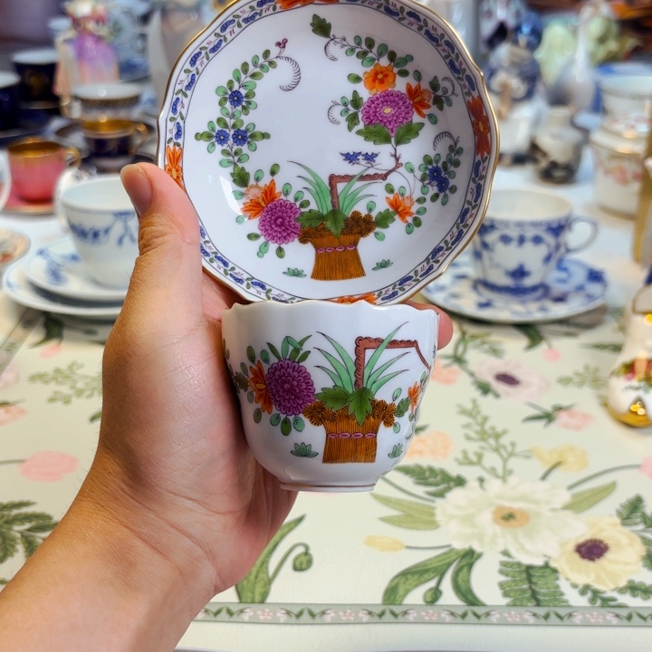 摆件欧洲中古瓷器编号43