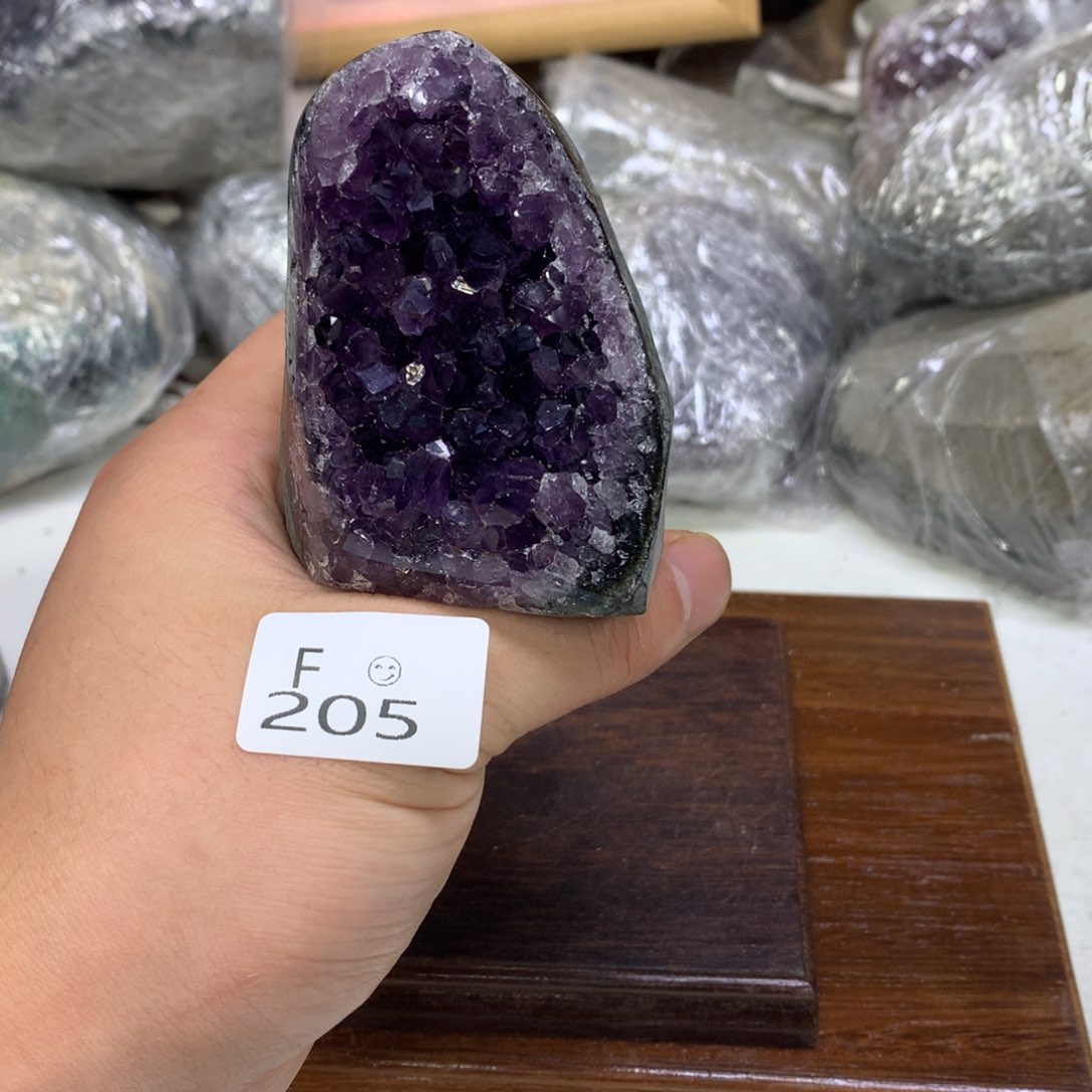 未镶嵌摆件紫晶水晶