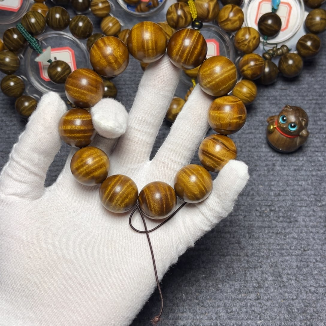 手串/手链楠木（金丝楠）红油底2.0满水波299