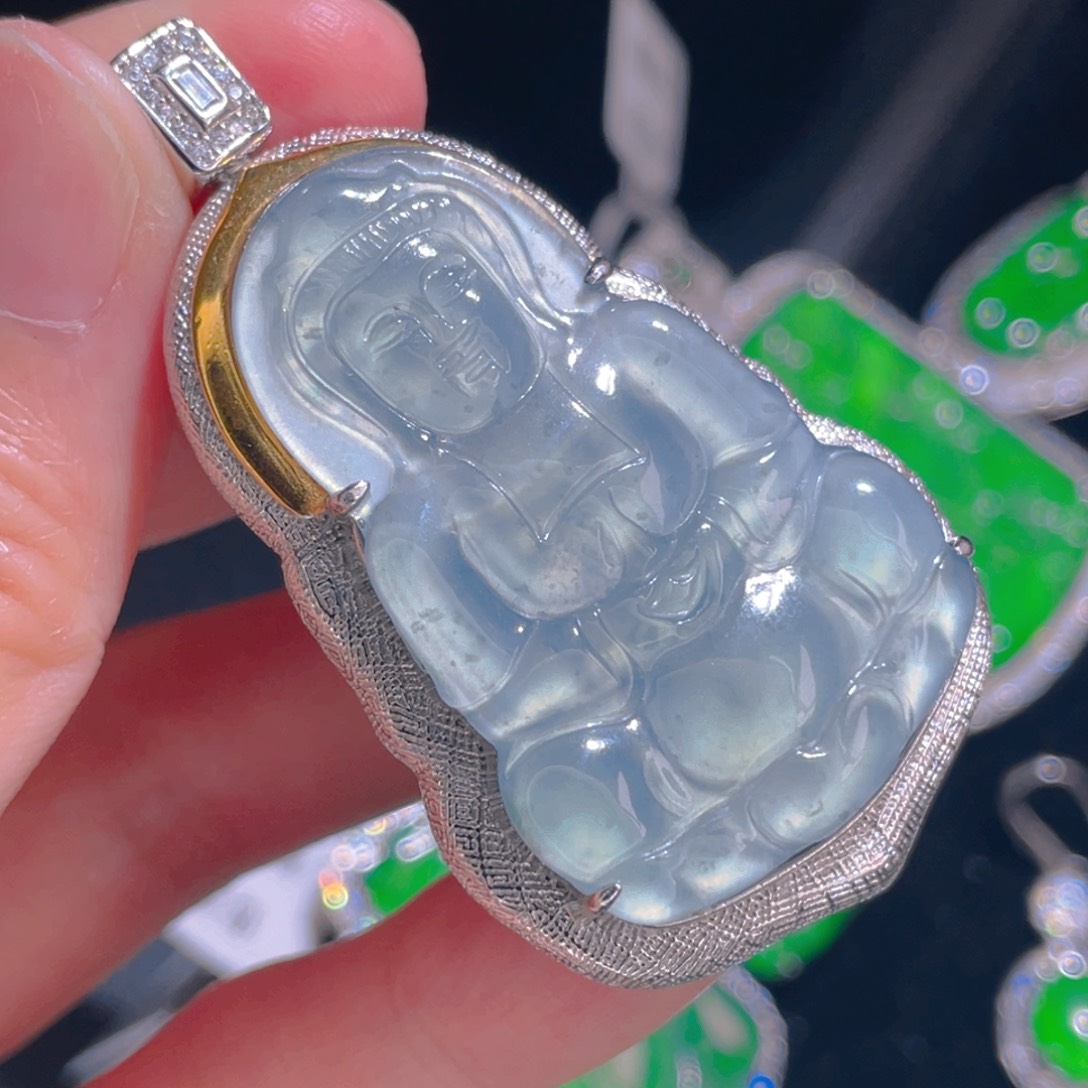 翡翠吊坠(不含链)未镶嵌