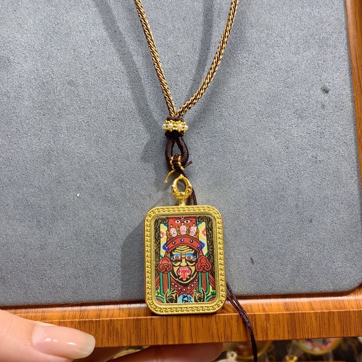 吊坠般若唐卡非遗传承