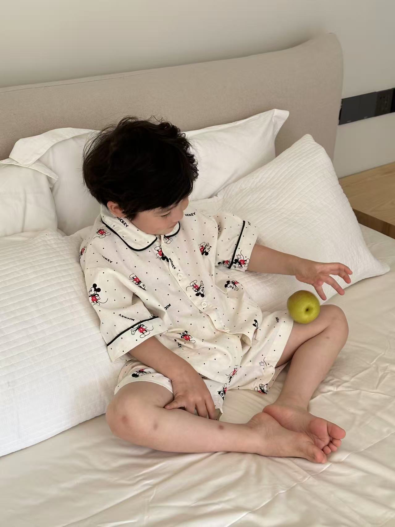 CICI2025039翻领短袖短裤款舒服家居服套装