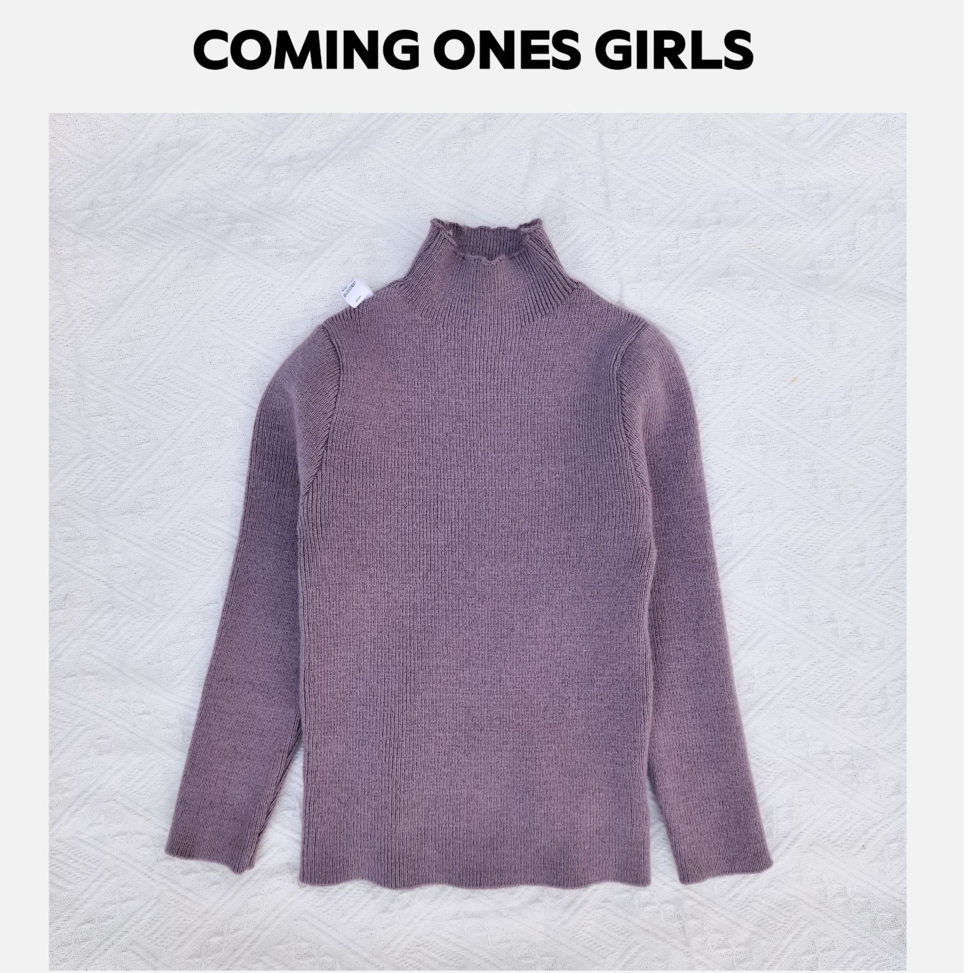 逸朵美芽COMING ONES 女童年服基础打底毛衣D2-55283
