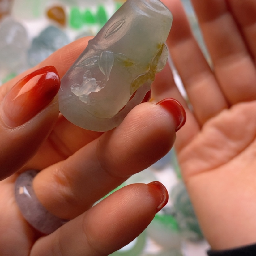 【闪购商品】定制翡翠未镶嵌节节高升