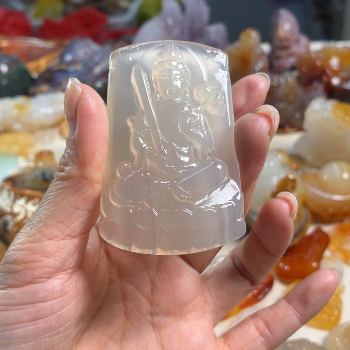 玛瑙/玉髓未镶嵌吊坠(不含链)