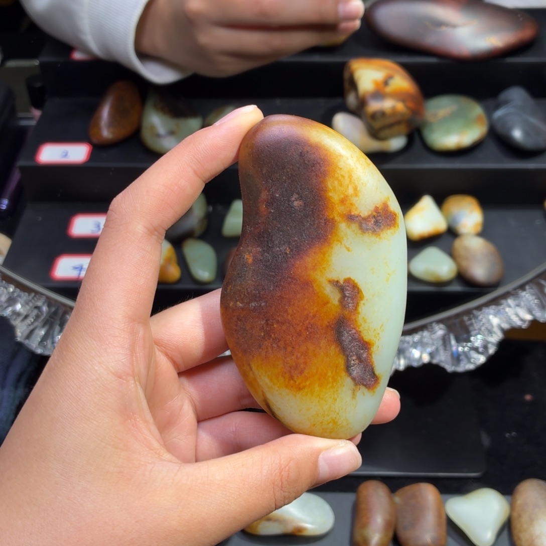 和田玉未镶嵌挂件186.5