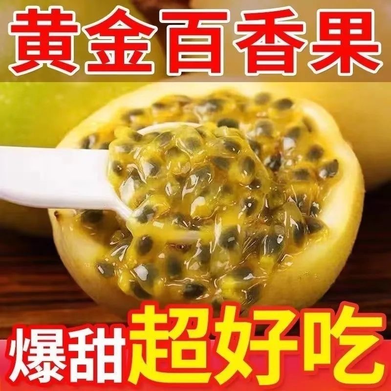 广西钦蜜9号黄金百香果20个小果应季鲜水果黄金百香果包邮
