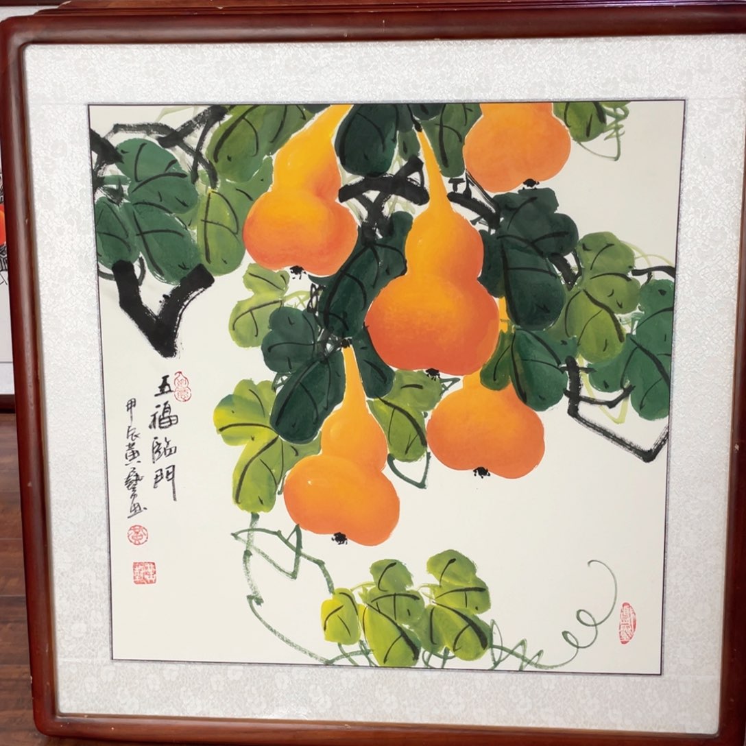 国画带框尺寸63*63厘米