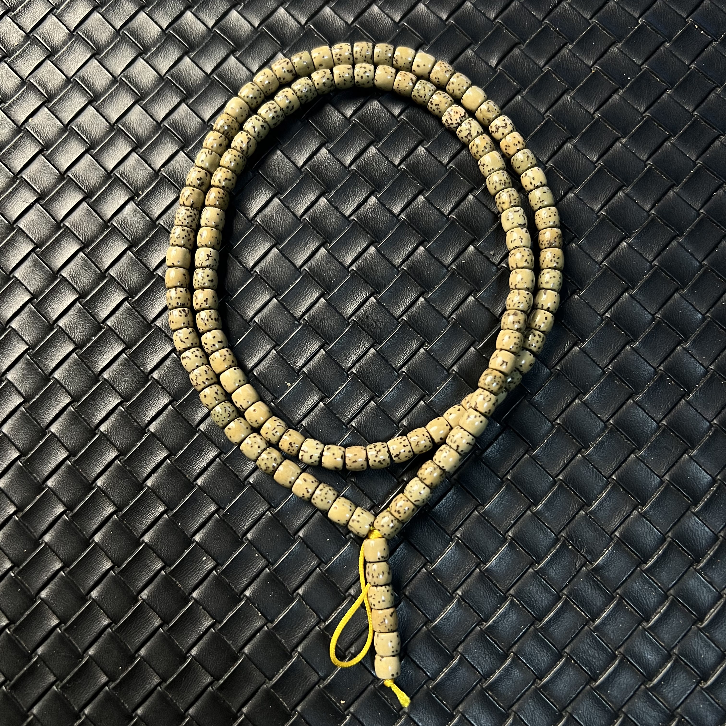 特惠福利【老陈籽绿幽灵星月】文玩老陈籽绿幽灵石玉料星月菩提108