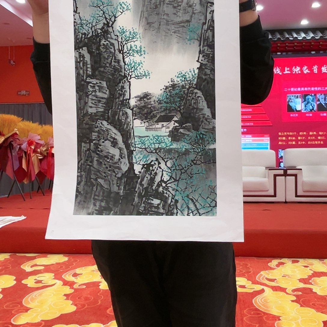 国画孙立芳展览原作