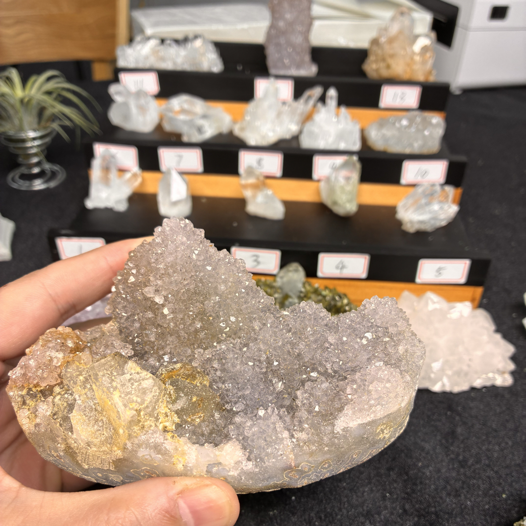 紫水晶晶洞原石原石标本小礼物装饰摆件