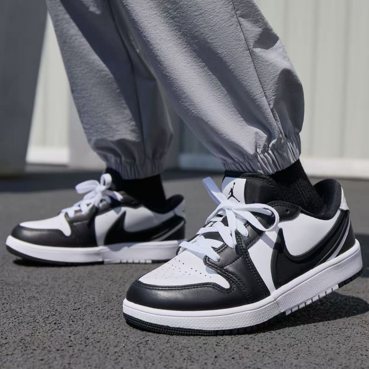 NIKE/耐克【流光机能风】大童AJ1复古一脚蹬潮流运动鞋HQ2024101