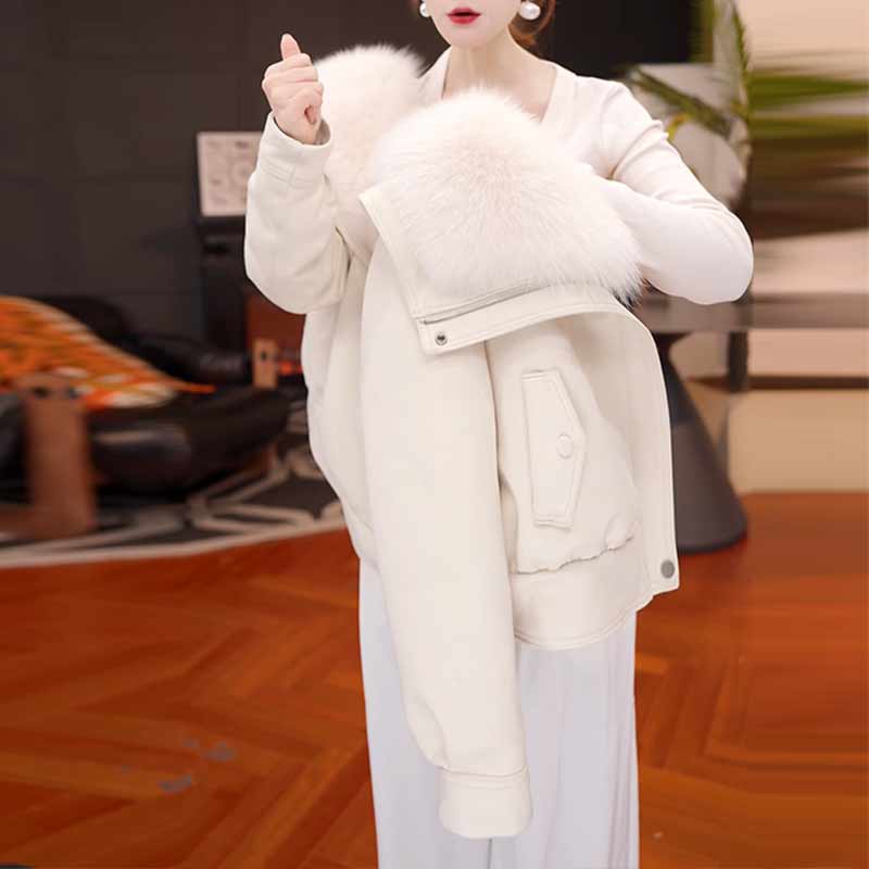 香朵儿【新年必入】大毛领气质时尚百搭高级感外套2026新款高级棉服