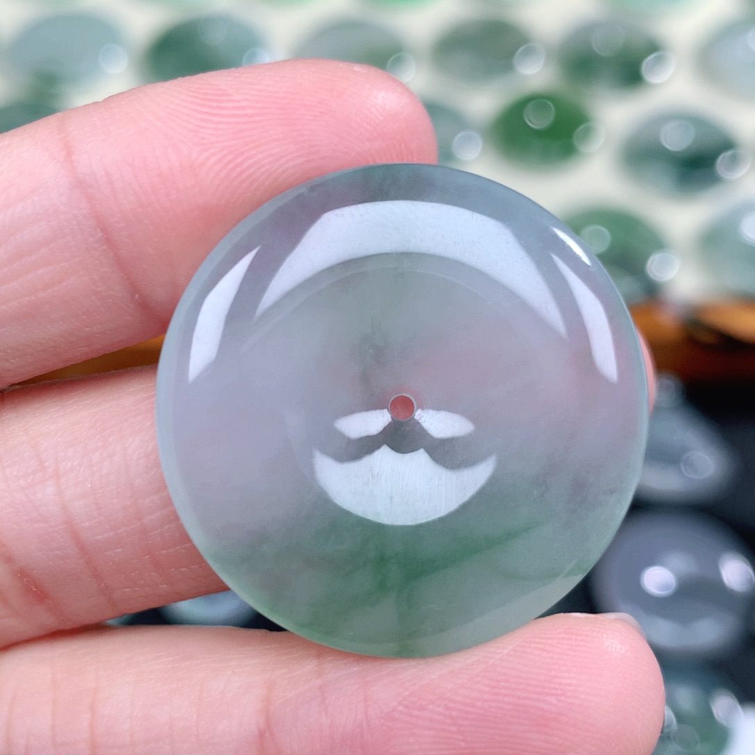 翡翠未镶嵌吊坠(不含链)30-5.0