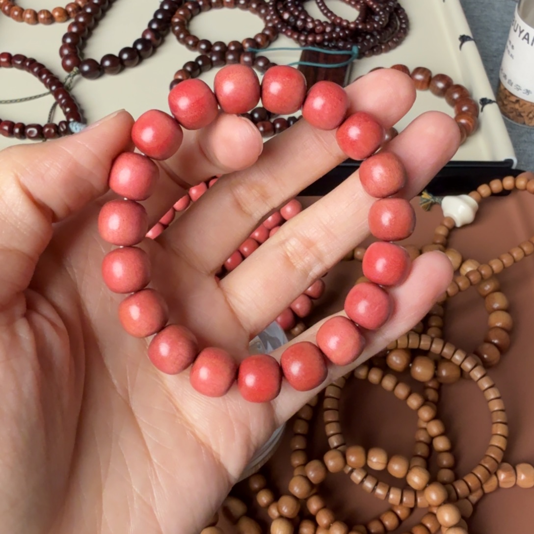 非洲檀香手串/手链10*11粉香木