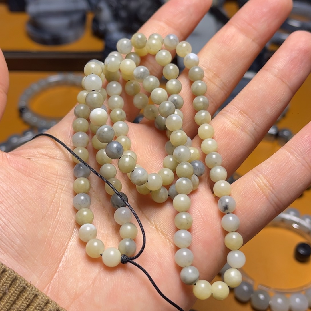 和田玉未镶嵌手链卡六108