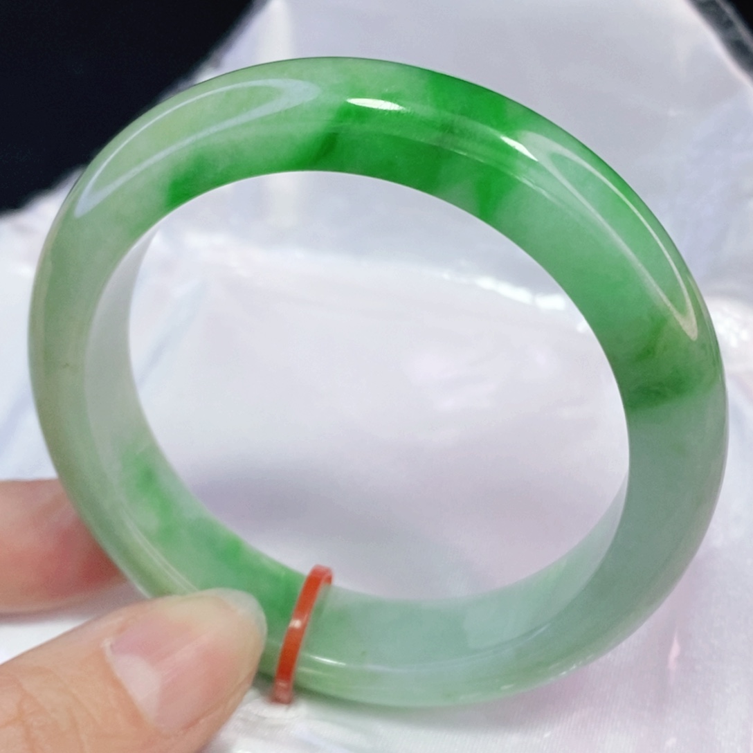 未镶嵌手镯翡翠54.5正圈