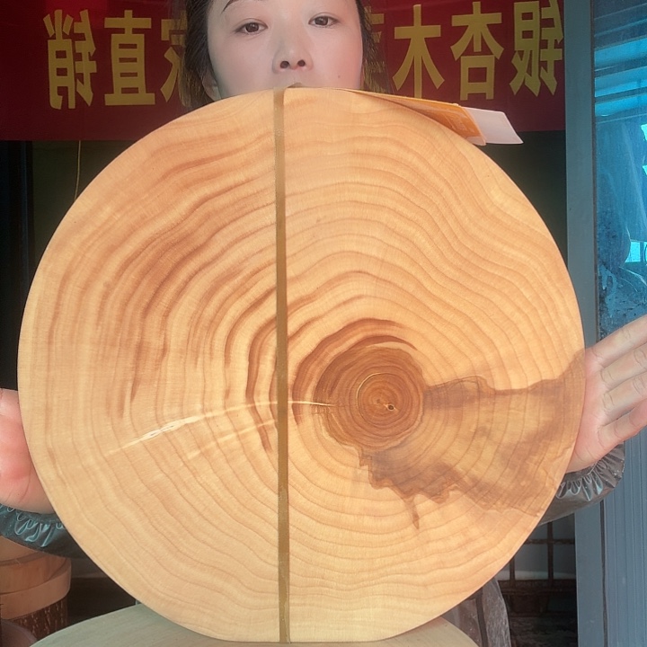 木银杏树菜板整木整切