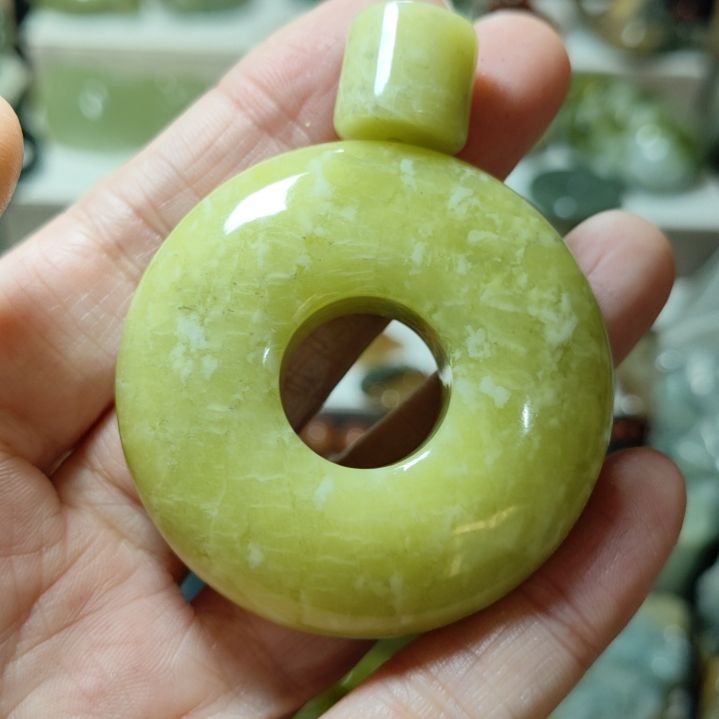 岫玉平安扣未镶嵌