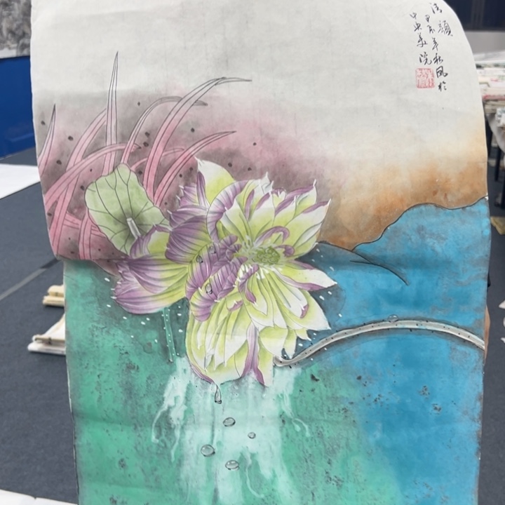 国画纯手绘字画宣纸