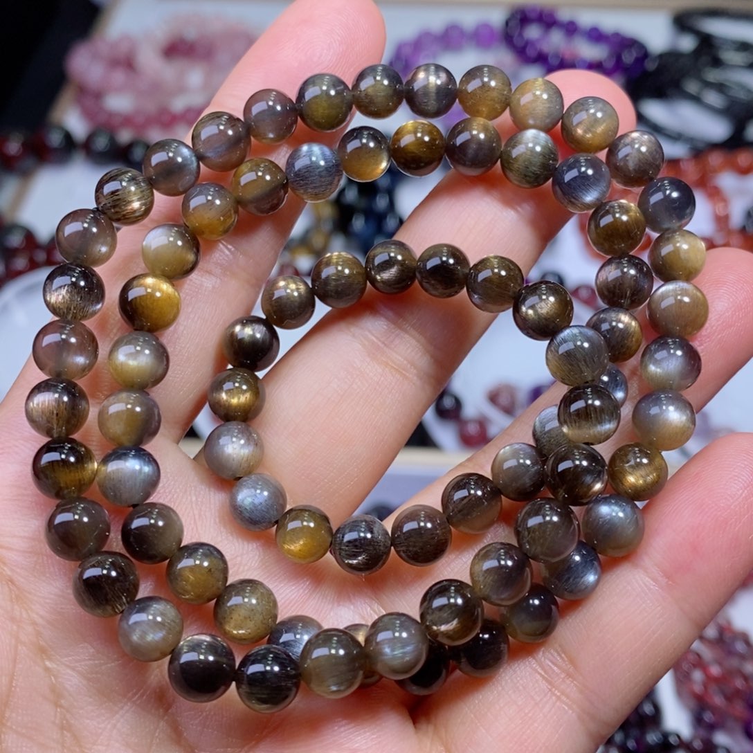 日光石手链未镶嵌