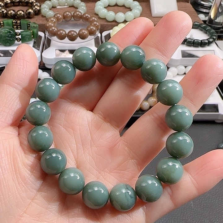 和田玉手串未镶嵌