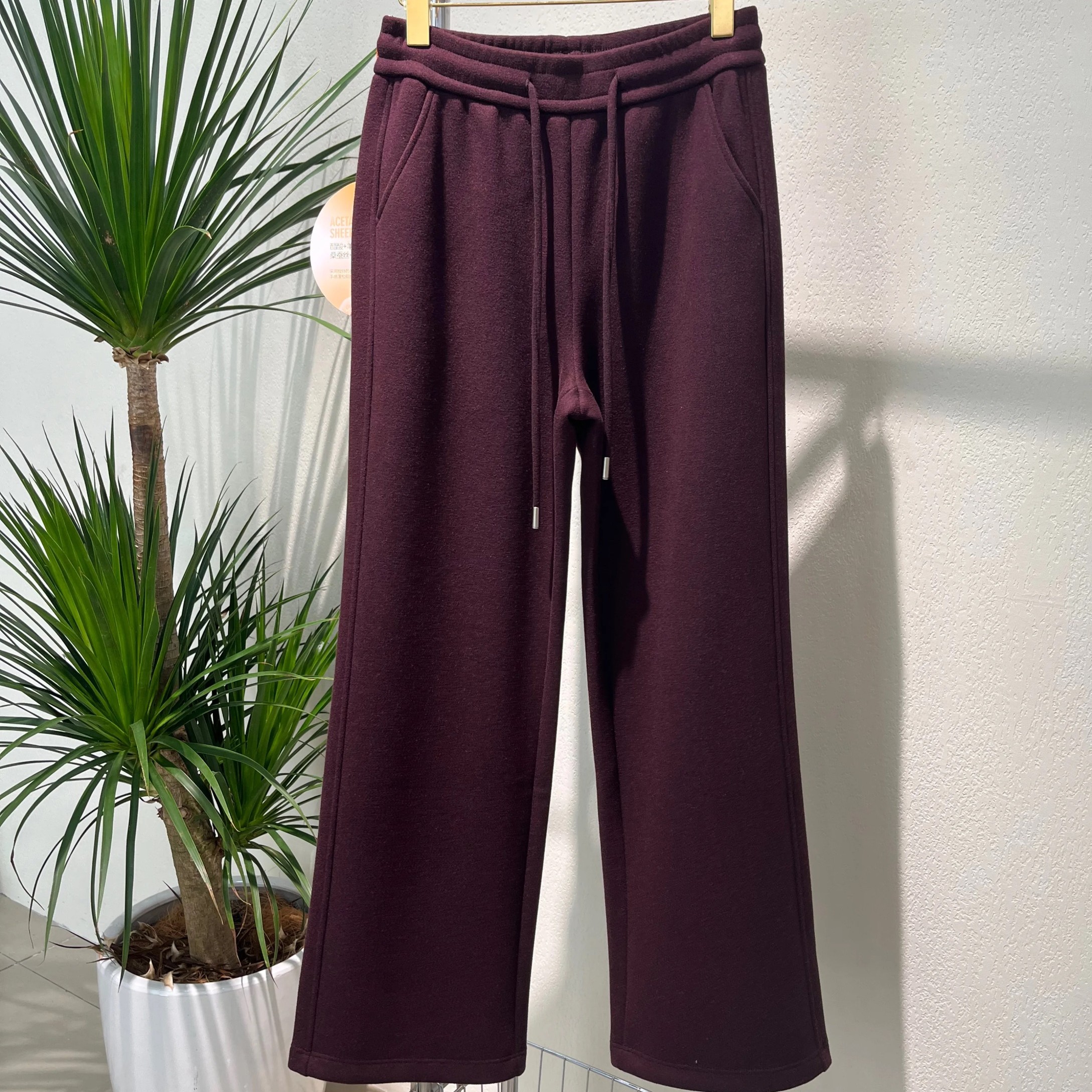 系列百搭休闲高腰显瘦直筒裤