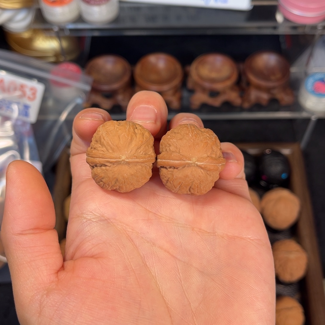 考***拉文玩核桃把件25.8尺胖头陀野生秋核