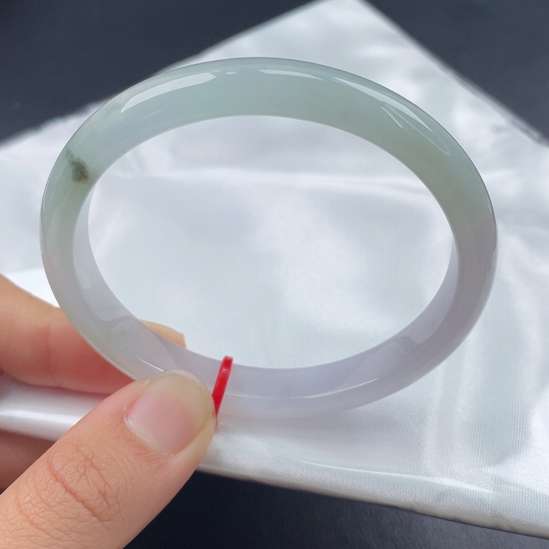 翡翠未镶嵌手镯（贵妃镯）58贵妃