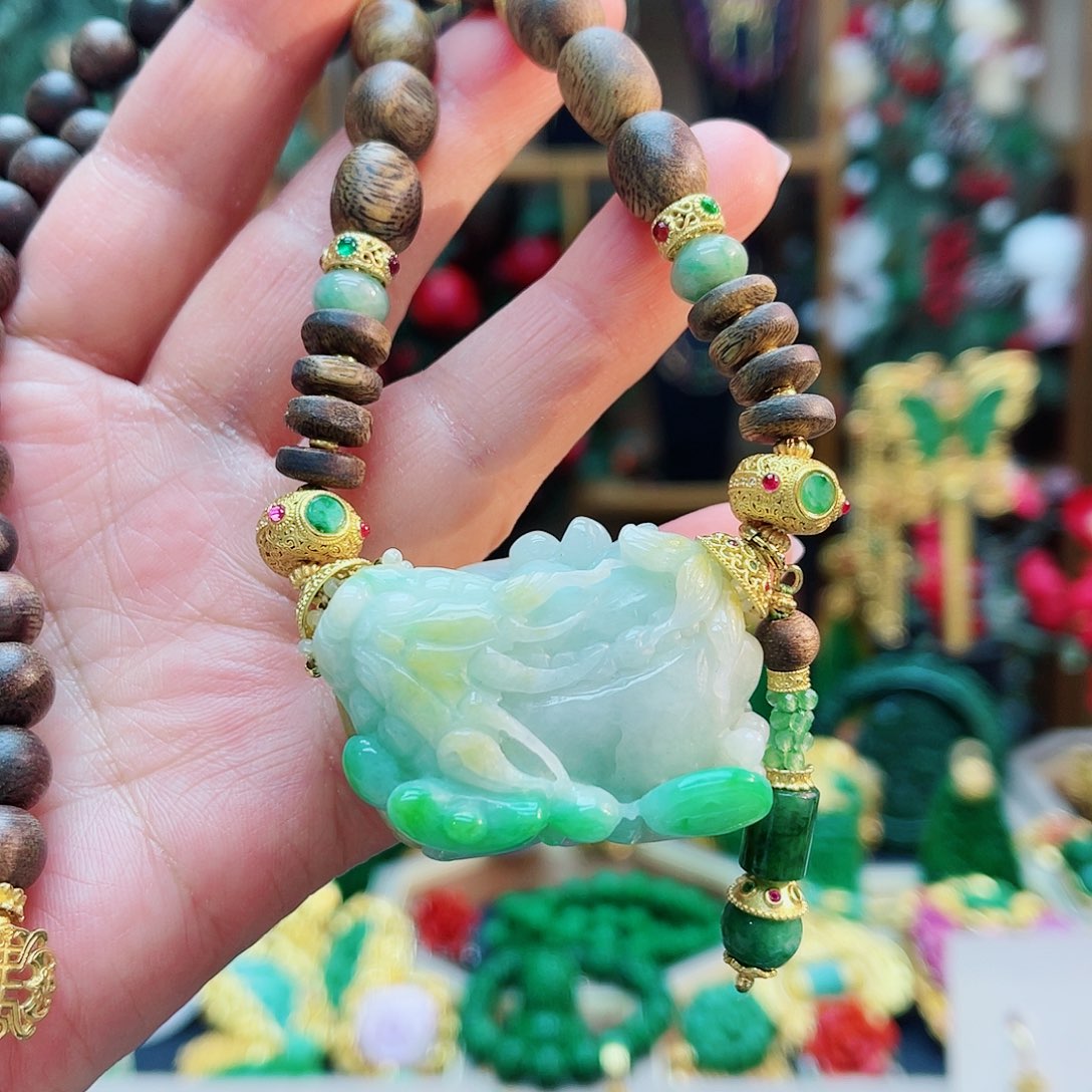 颈饰合金翡翠48小时鉴赏期