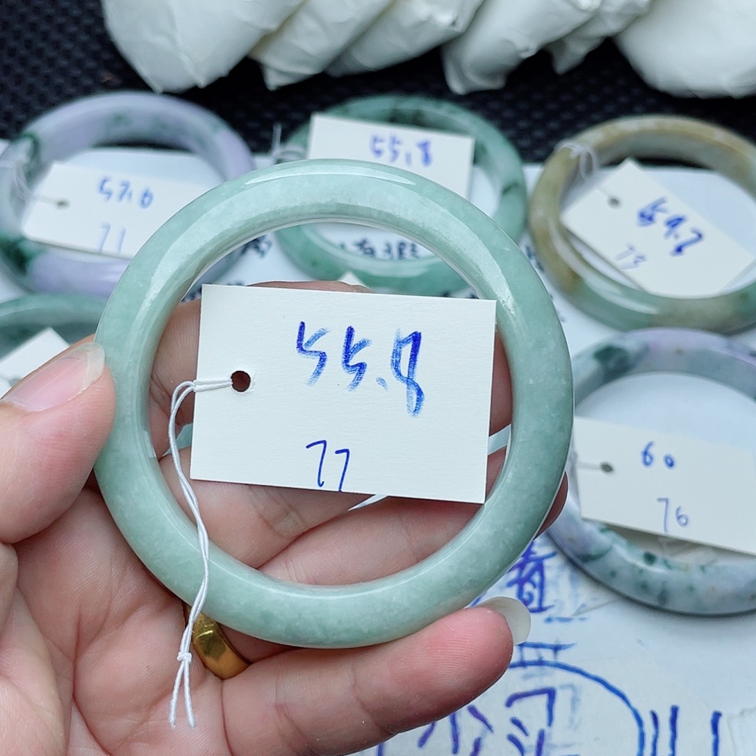 未镶嵌手镯翡翠翡翠手镯77