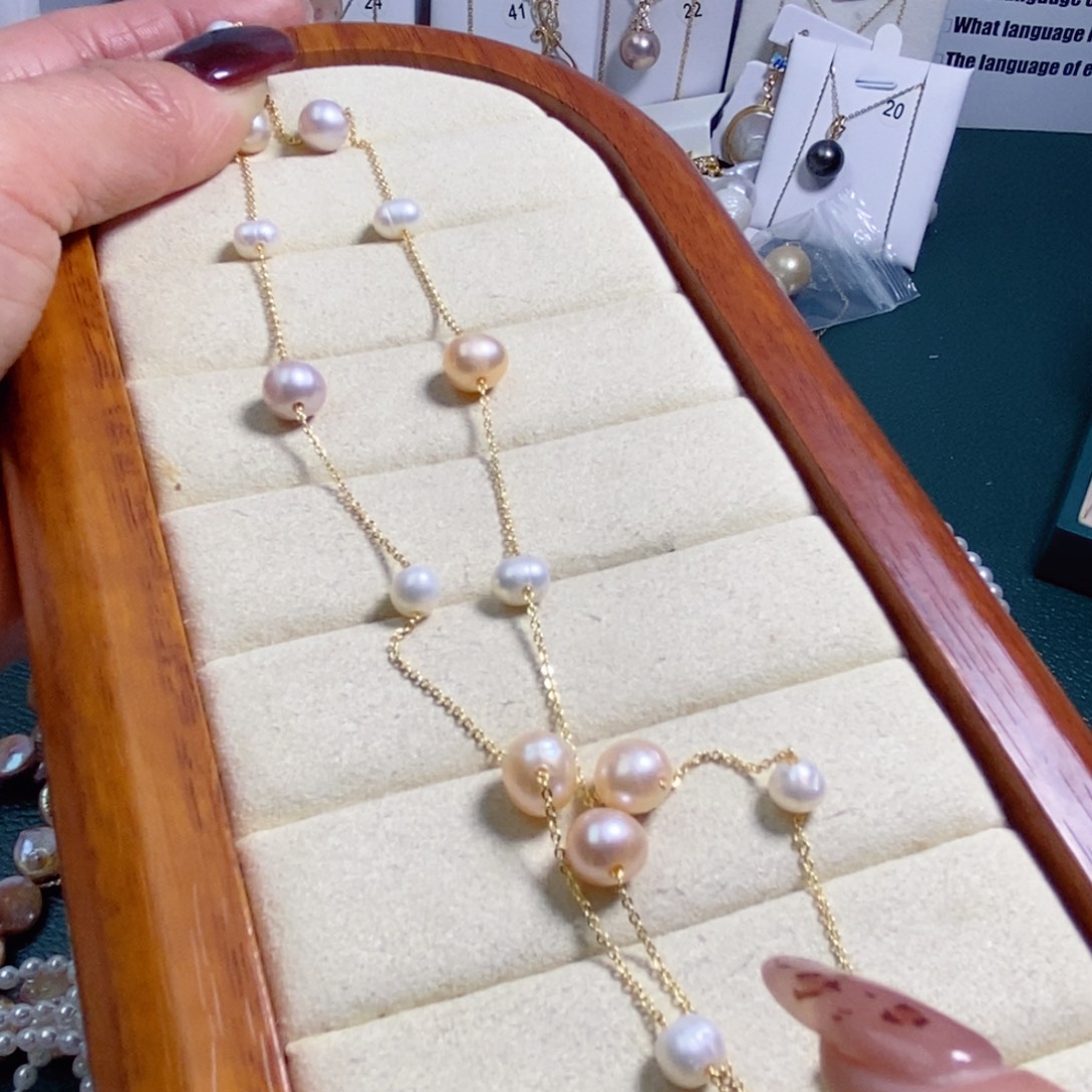 淡水珍珠未镶嵌颈饰