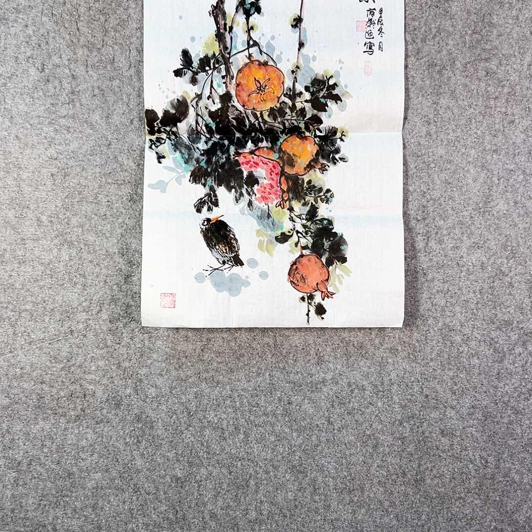 国画398 花鸟等动物为主料制作