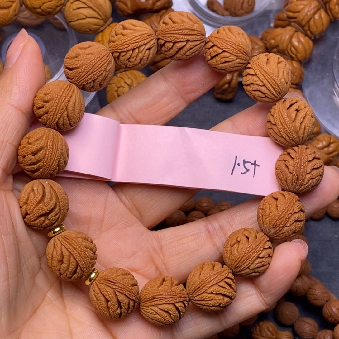 夕***宝秦岭龙纹桃核16颗