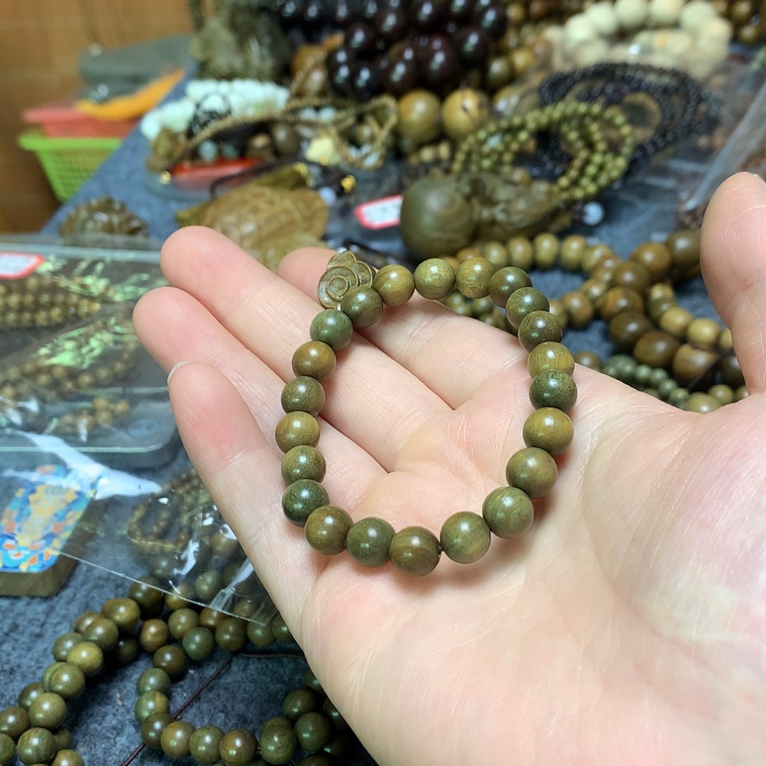 维腊木（绿檀）手串/手链?****果