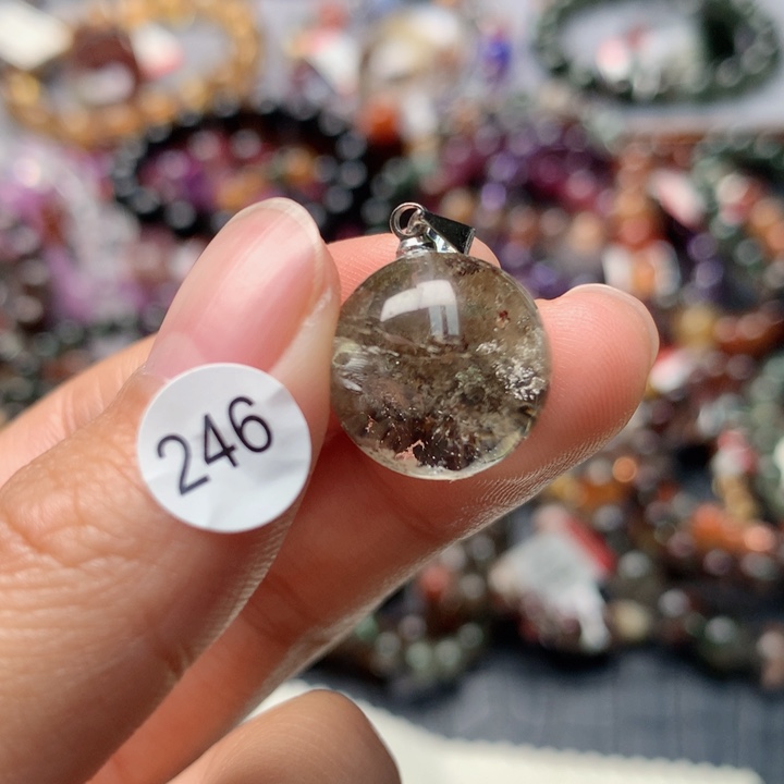 水晶吊坠(不含链)未镶嵌