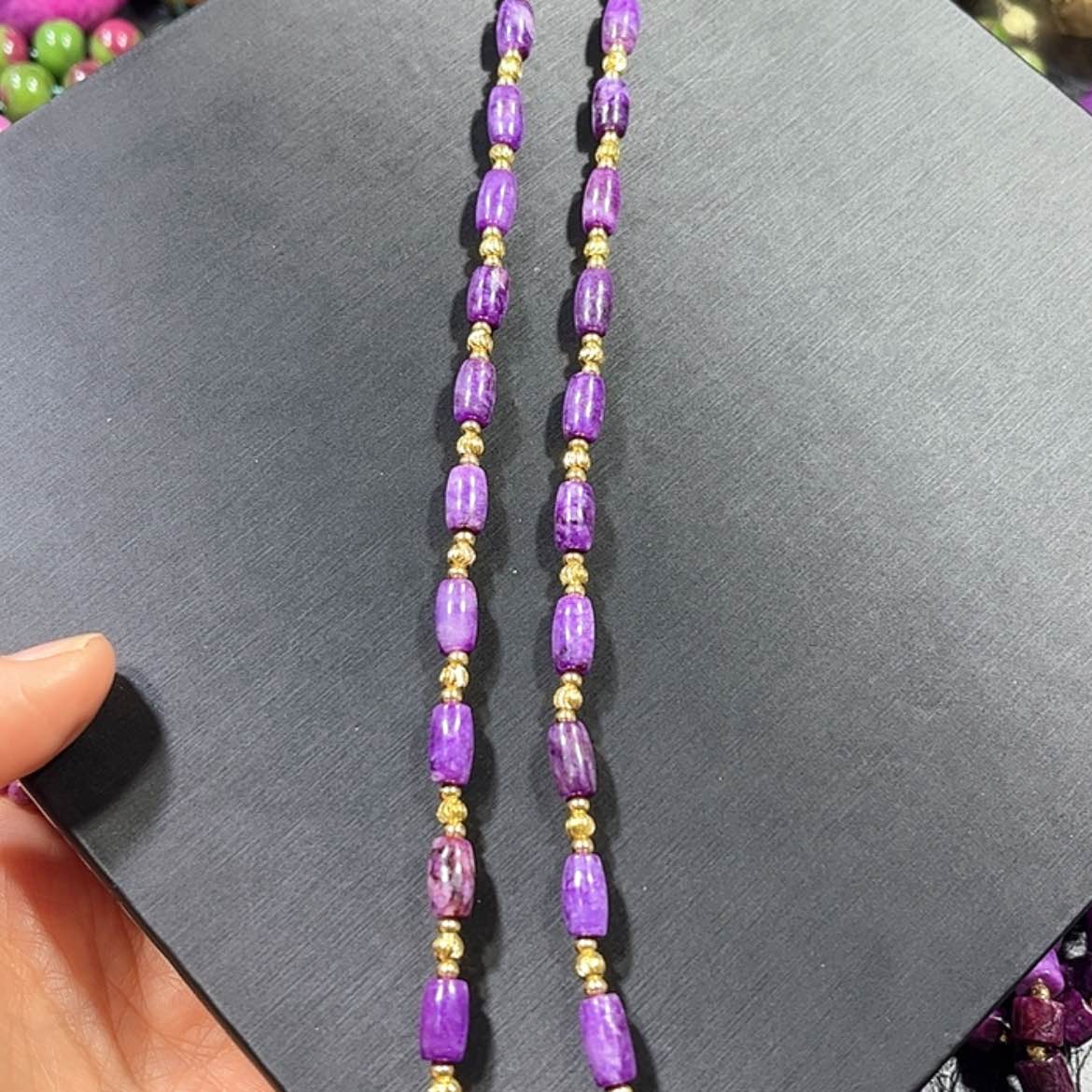 【闪购商品】琉璃配饰榆*舒具石老油料48